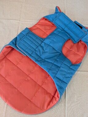 RC Pets Dog Coat Bright Orange Puffer Jacket